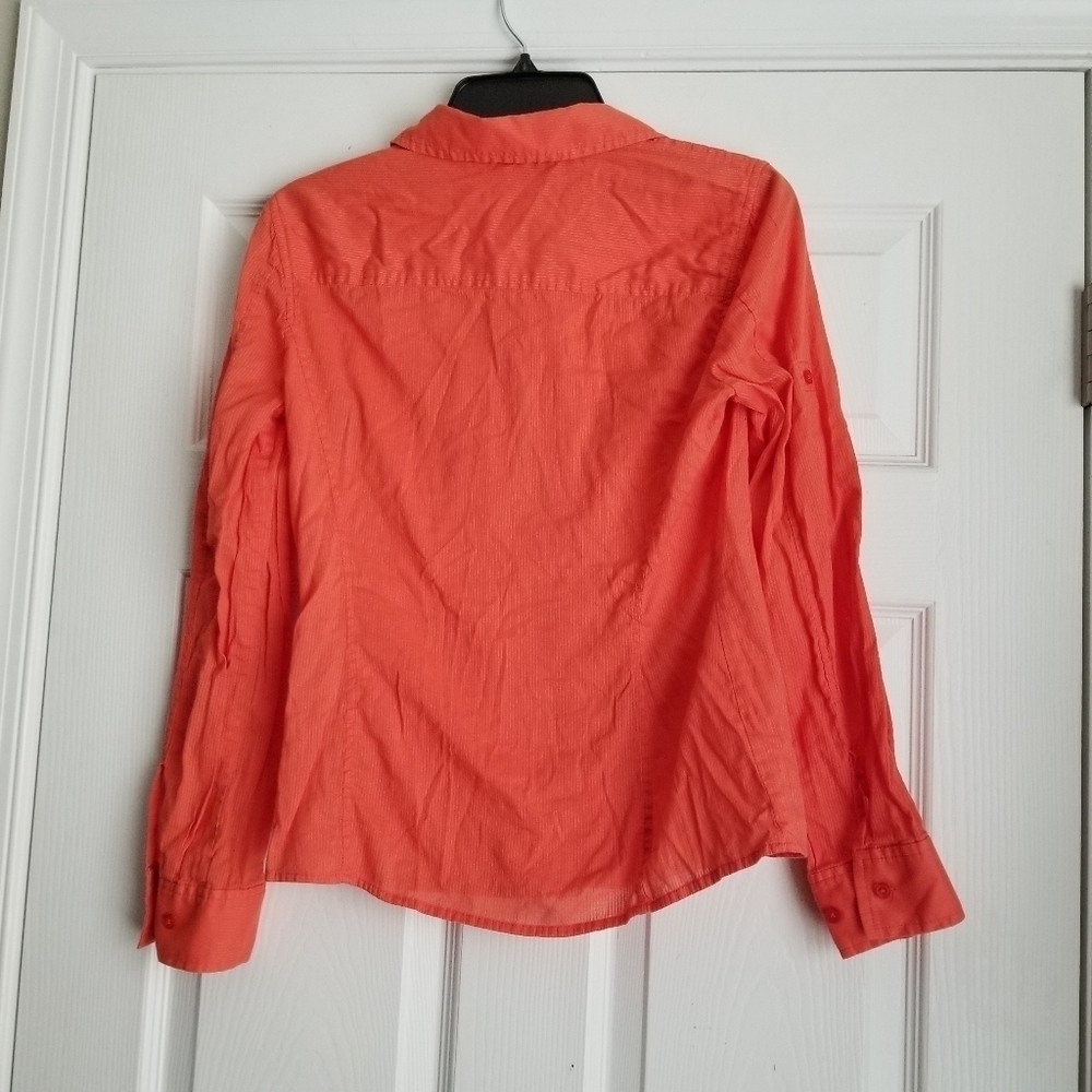 Jones New York Sport Women's Button Down Long Sleeve Shirt - Picture 7 of 14